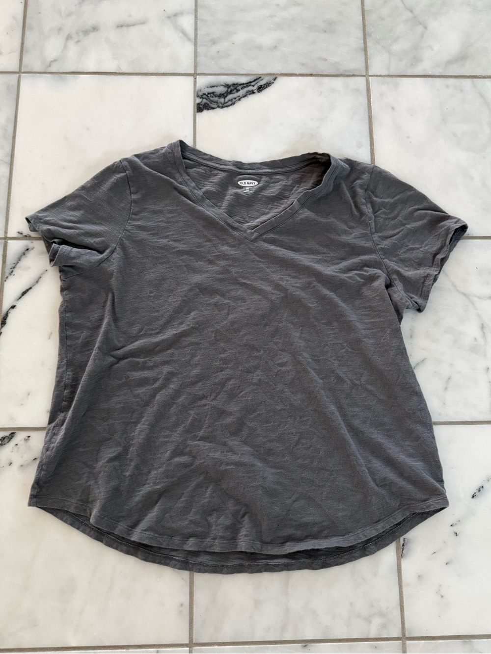 Grey V-Neck T-Shirt
